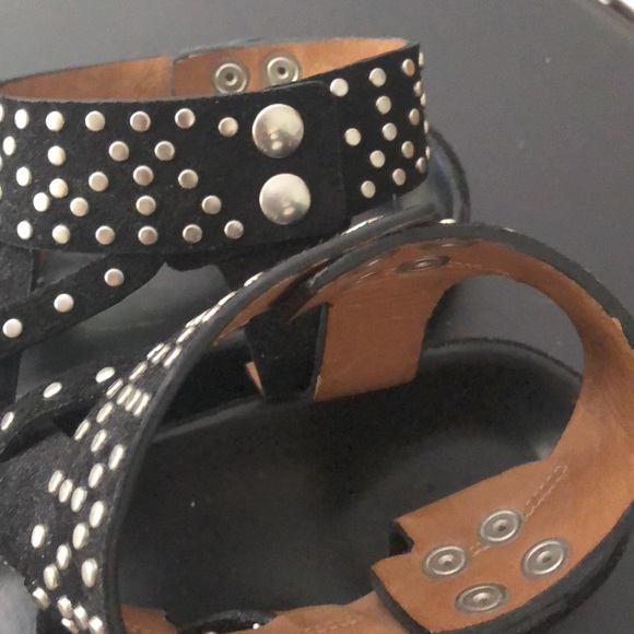 Isabel marant Ellen leather sandals - Picture 6 of 7